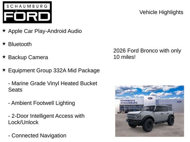 2026 Ford Bronco Badlands