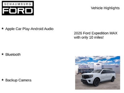 2026 Ford Expedition Max Platinum