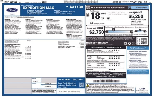 2026 Ford Expedition Max Platinum