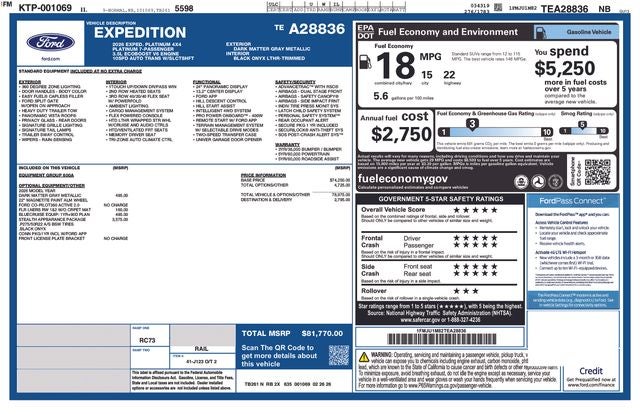 2026 Ford Expedition Platinum