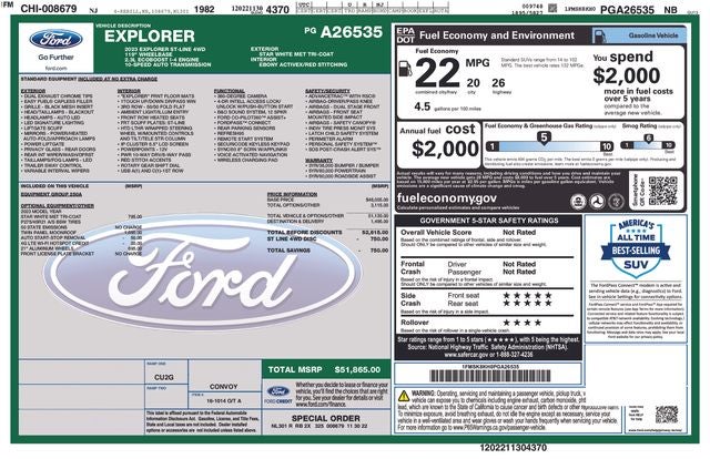 2023 Ford Explorer ST-Line