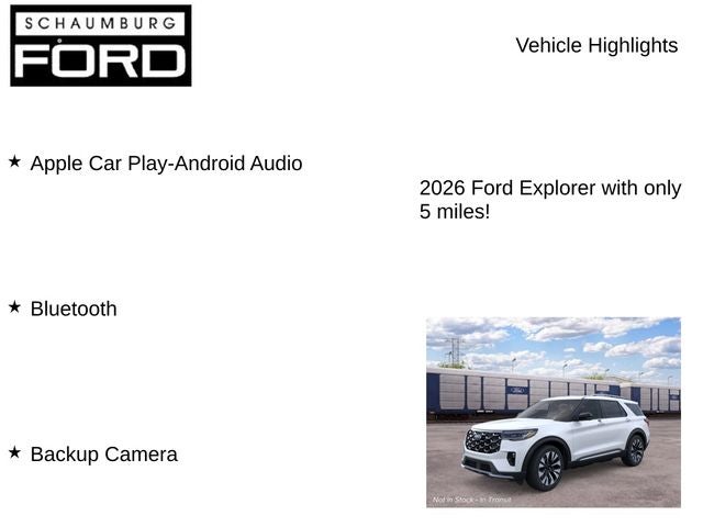 2026 Ford Explorer Platinum