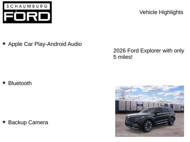 2026 Ford Explorer Platinum