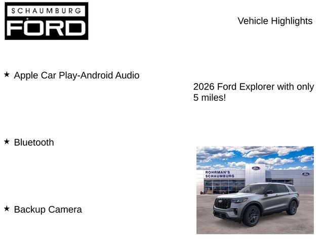 2026 Ford Explorer ST