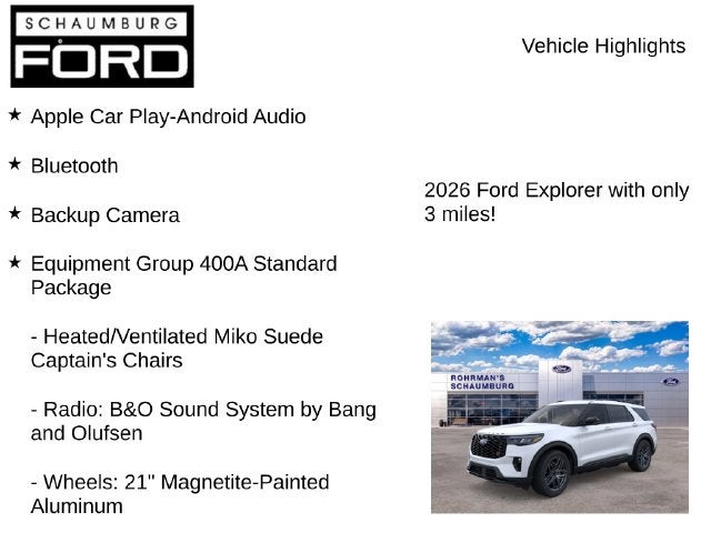 2026 Ford Explorer ST