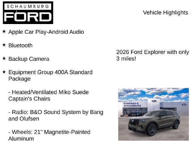 2026 Ford Explorer ST