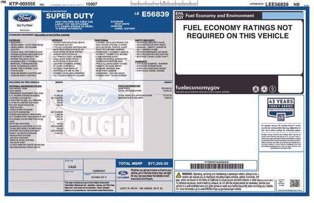 2020 Ford F-350SD Lariat DRW