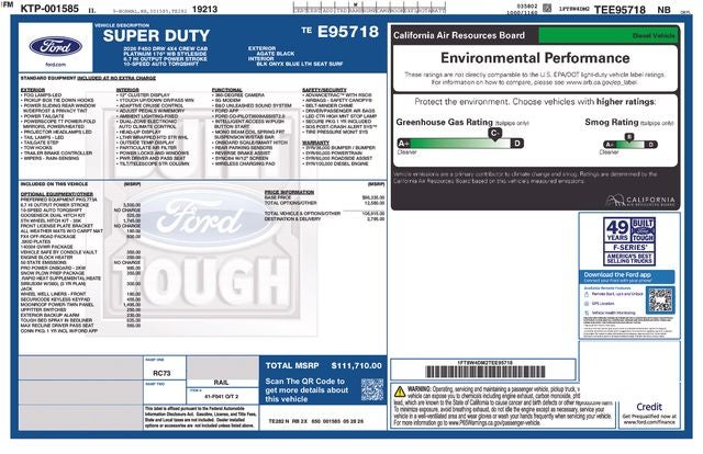 2026 Ford F-450SD Platinum DRW