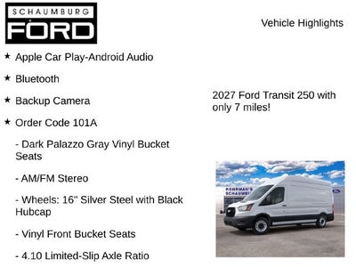 2027 Ford Transit-250 Base