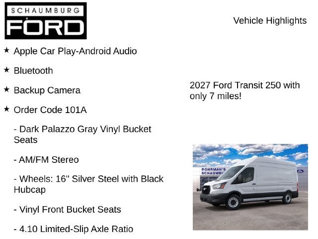2027 Ford Transit-250 Base