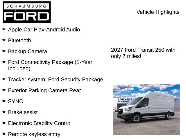 2027 Ford Transit-250 Base