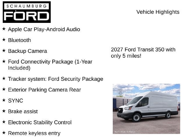 2027 Ford Transit-350 Base