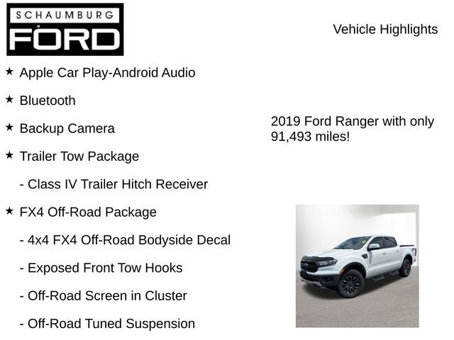 2019 Ford Ranger Lariat