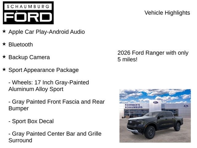 2026 Ford Ranger XLT