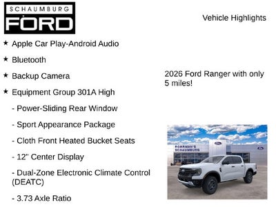 2026 Ford Ranger XLT