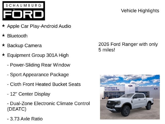 2026 Ford Ranger XLT
