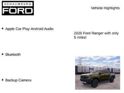 2026 Ford Ranger Raptor