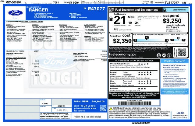 2026 Ford Ranger XL