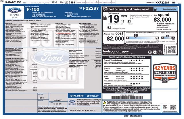 2019 Ford F-150 XLT