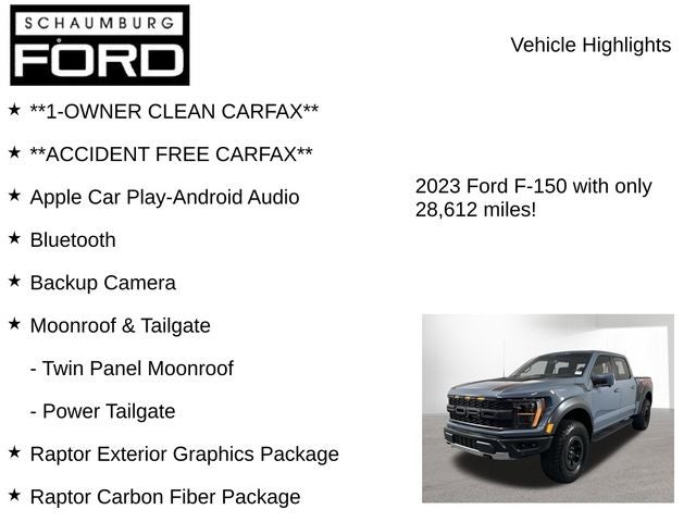 2023 Ford F-150 Raptor