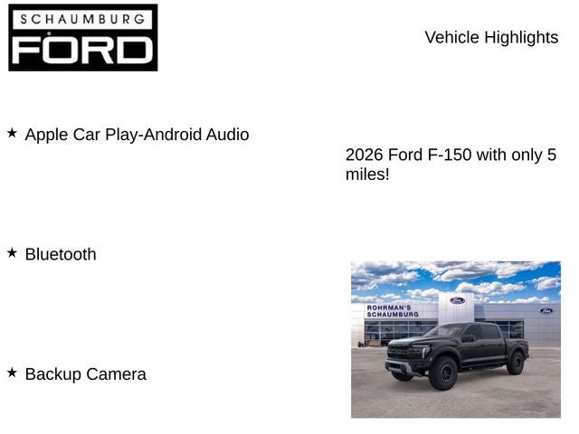 2026 Ford F-150 Raptor