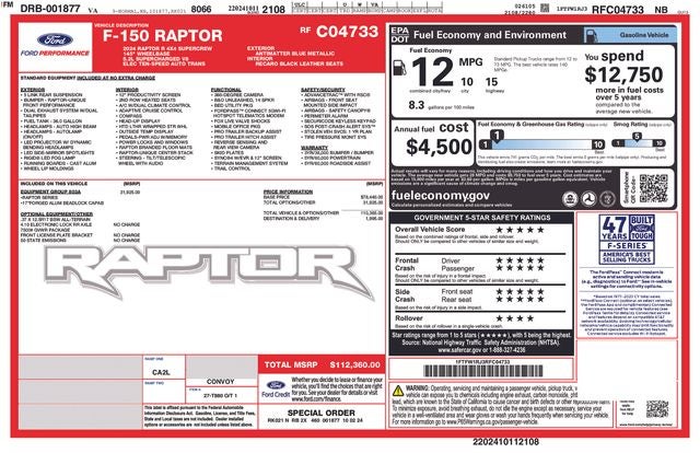 2024 Ford F-150 Raptor R