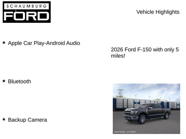 2026 Ford F-150 Lariat