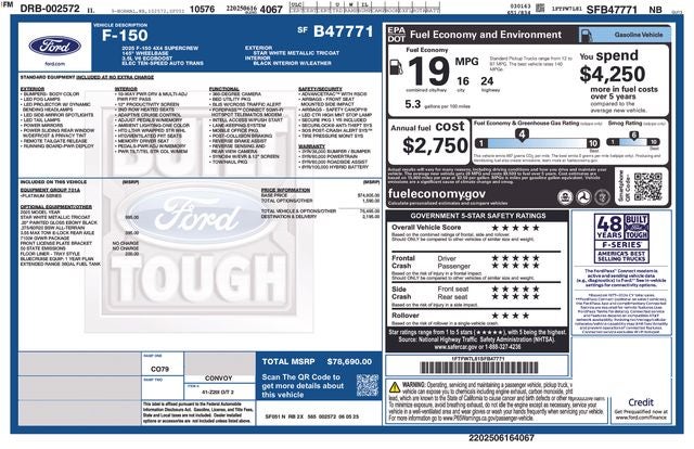 2025 Ford F-150 Platinum PLATINUM