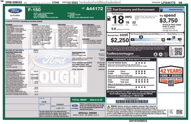 2020 Ford F-150 Lariat