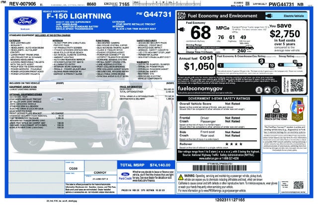 2023 Ford F-150 Lightning Lariat