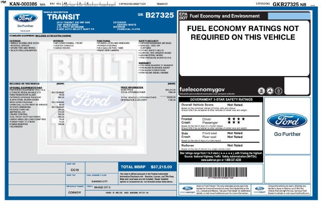 2016 Ford Transit-250 Base