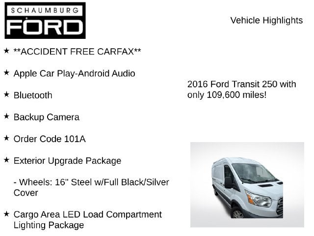 2016 Ford Transit-250 Base