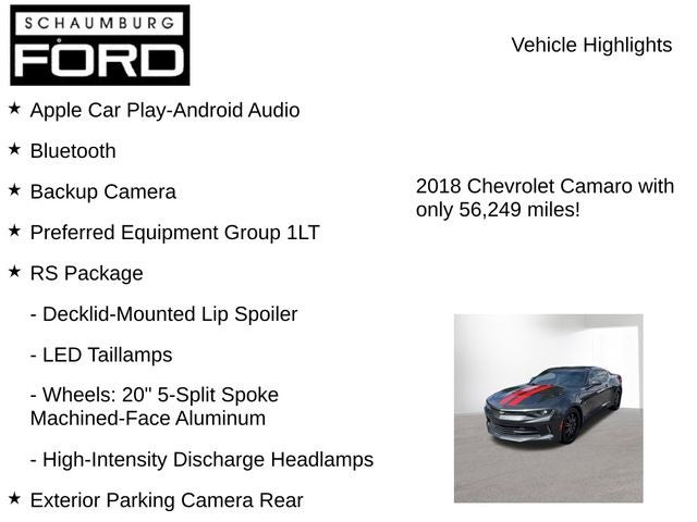 2018 Chevrolet Camaro 1LT
