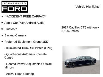 2017 Cadillac CT6 3.0L Twin Turbo Platinum