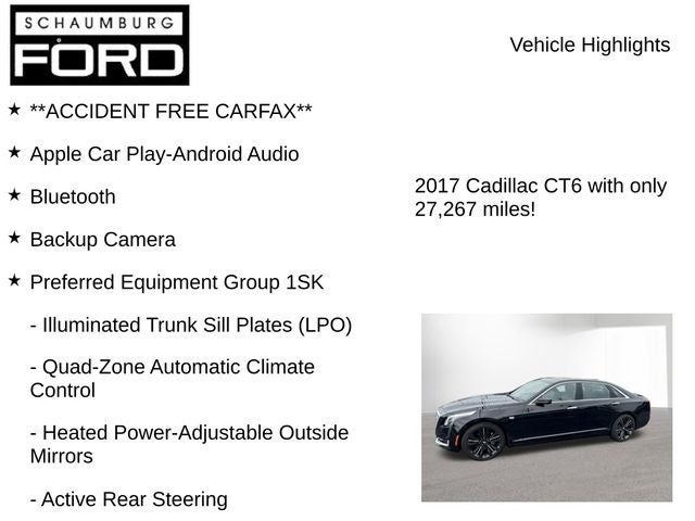 2017 Cadillac CT6 3.0L Twin Turbo Platinum