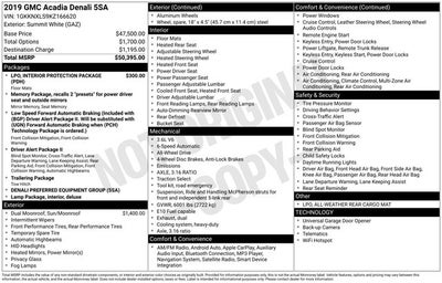 2019 GMC Acadia Denali