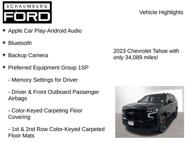 2023 Chevrolet Tahoe RST