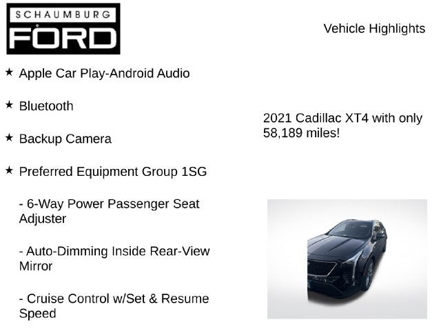 2021 Cadillac XT4 Sport