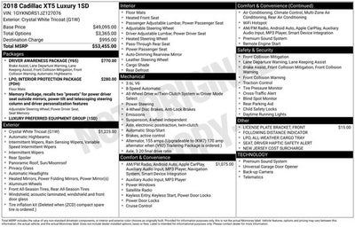 2018 Cadillac XT5 Luxury