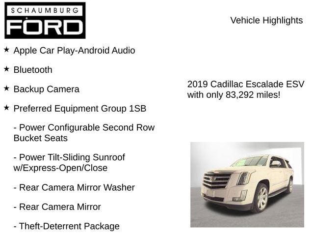 2019 Cadillac Escalade ESV Luxury