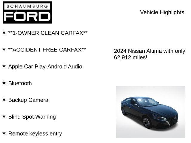 2024 Nissan Altima 2.5 SV