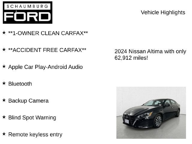 2024 Nissan Altima 2.5 SV