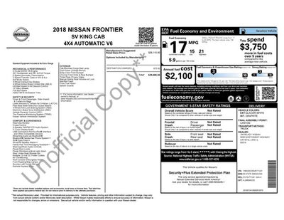 2018 Nissan Frontier SV