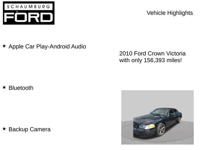 2010 Ford Crown Victoria Police Interceptor