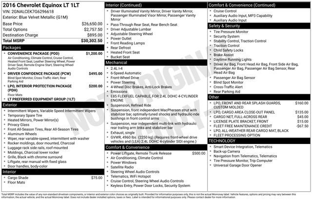 2016 Chevrolet Equinox LT