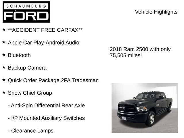 2018 RAM 2500 Tradesman