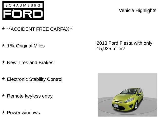 2013 Ford Fiesta SE