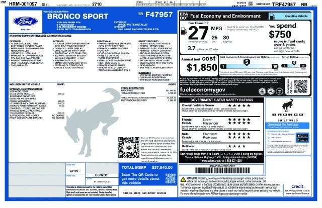 2026 Ford Bronco Sport Big Bend
