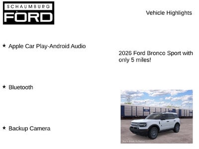 2026 Ford Bronco Sport Big Bend