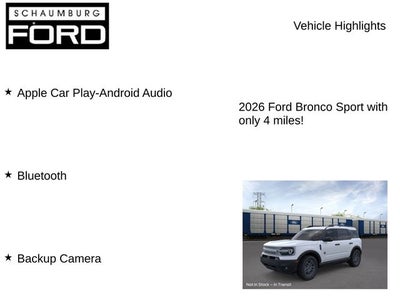 2026 Ford Bronco Sport Big Bend